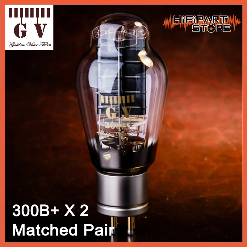 

2pcs Golden Voice GV 300B+ Matched Pair Tube amplifier accessories Repalce Psvane Shuguang JJ GOLD LION EH 300B 300B-98 300B-Z