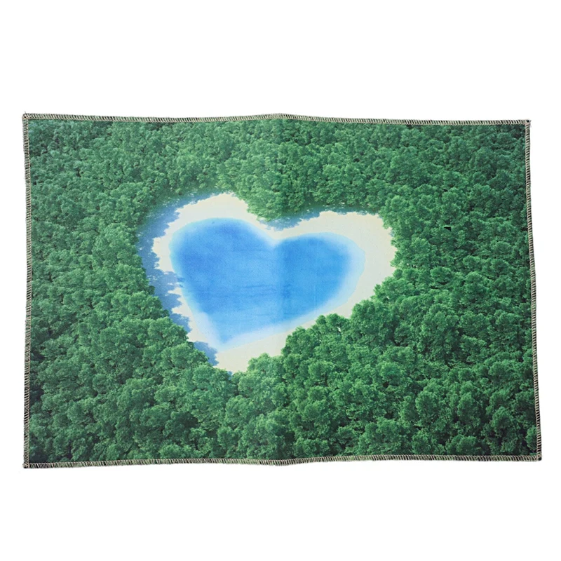 Реативные входные ковры забавные резиновые 3D ловушки печатных ковер для двери пола гостиной кухни ванной коврики 40x60 см