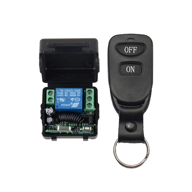 

DC 12V 10A 1CH Wireless RF Remote Control Switch Transmitter+ Receiver For Access/door System