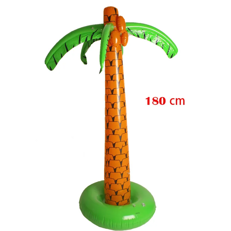 

1.8M Hawaii Inflatable Palm Tree Birthday Party Home Decorations Stage Props Inflated Cooler Ice Bucket For Sandbeach KIDS Toys