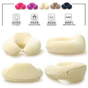 

Updated Version U Pat Travel Pillow Car Neck Pillow Travel Pillow Neck Cushion U Shape Neck Comfortable Business Trip Pillow.