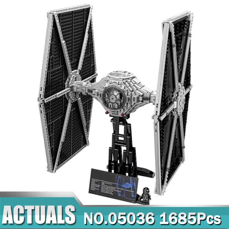 1685 шт. Звездные серии Wars The TIE Fighter 05036 Набор строительных блоков совместимых 75095 в