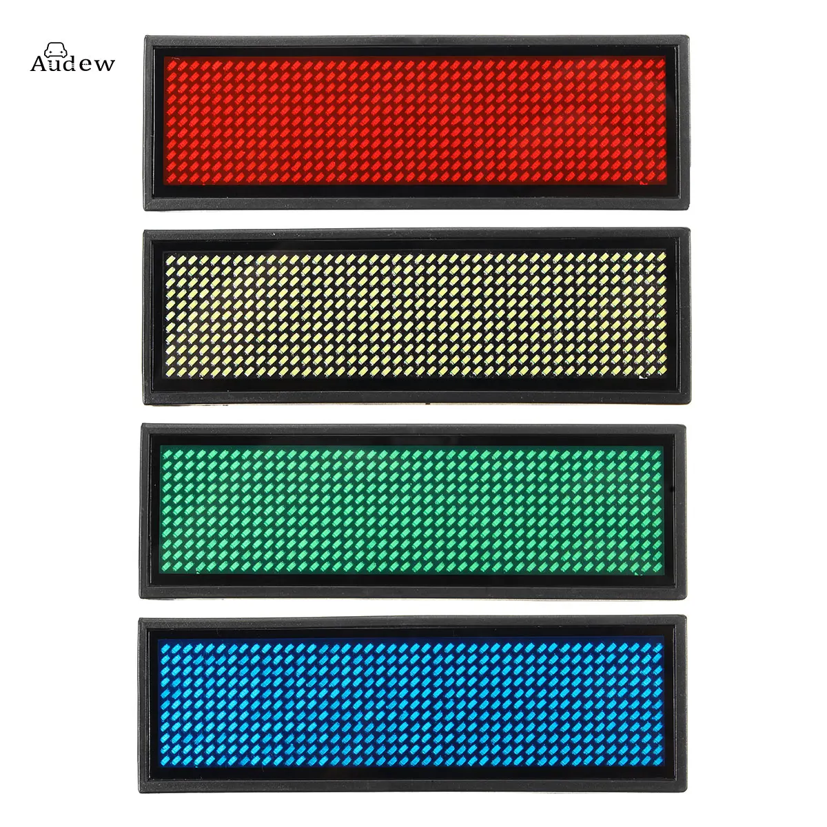 Rechargeable Led Name Tag Mini LED Digital Programmable Rechargeable Scrolling Message Tag Badge Sign For Event