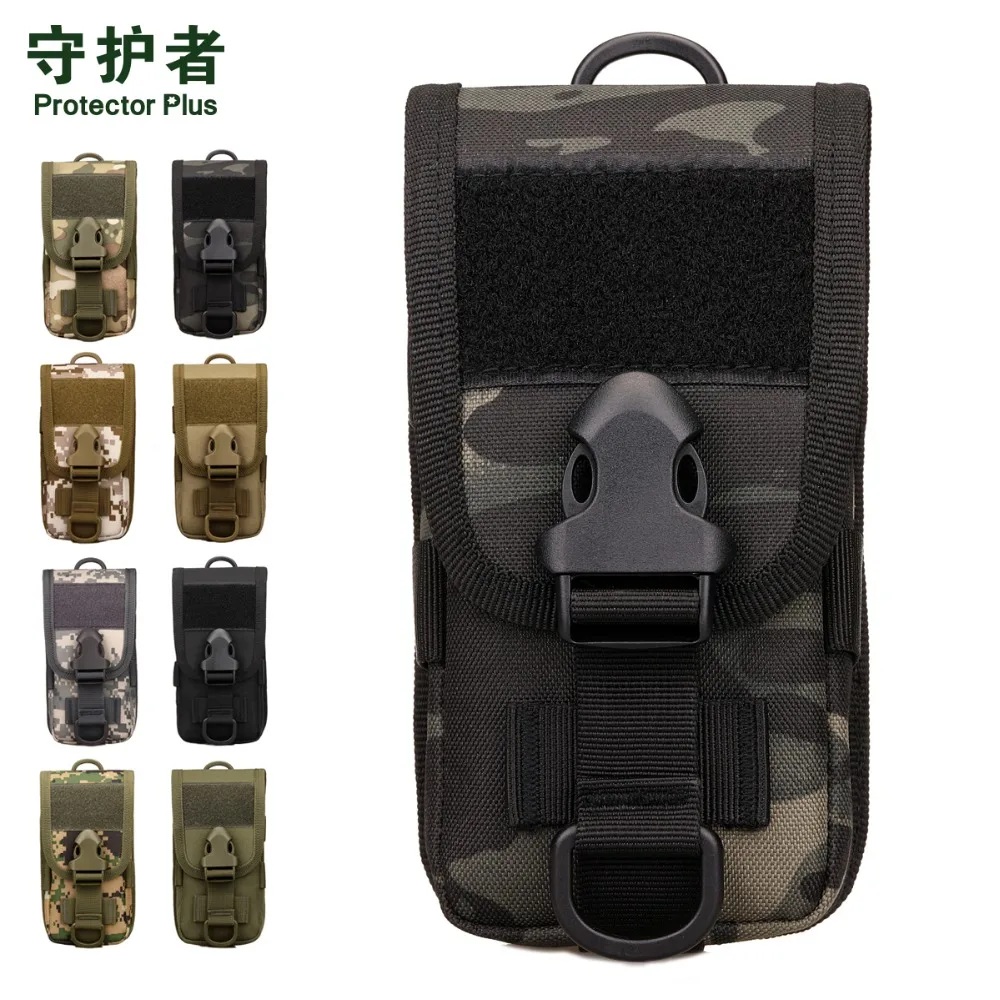 

Protector Plus Filp Molle system Outdoors Accessory Full Coverage Mobile Phone Set Mini Waist Pack Tactics Packaging Durable Bag