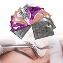 200 пар бумажные накладки для наращивания ресниц без ворса, накладные накладки для ресниц, накладки под глаза, инструменты для макияжа