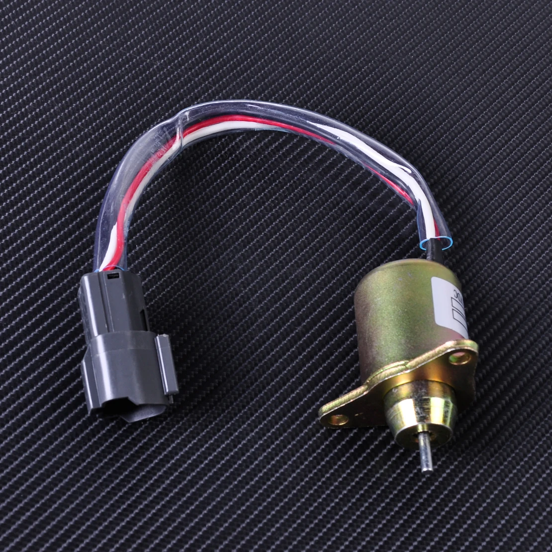 

CITALL DC 12V Fuel Shutdown Shut Off Solenoid Valve 1503ES 119653-77950 SA-4562T 119233-77931 for Yanmar Kubota Deere Tractor