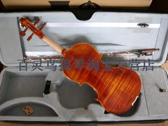 

Handmade decorative pattern violin cashew nuts paint violin