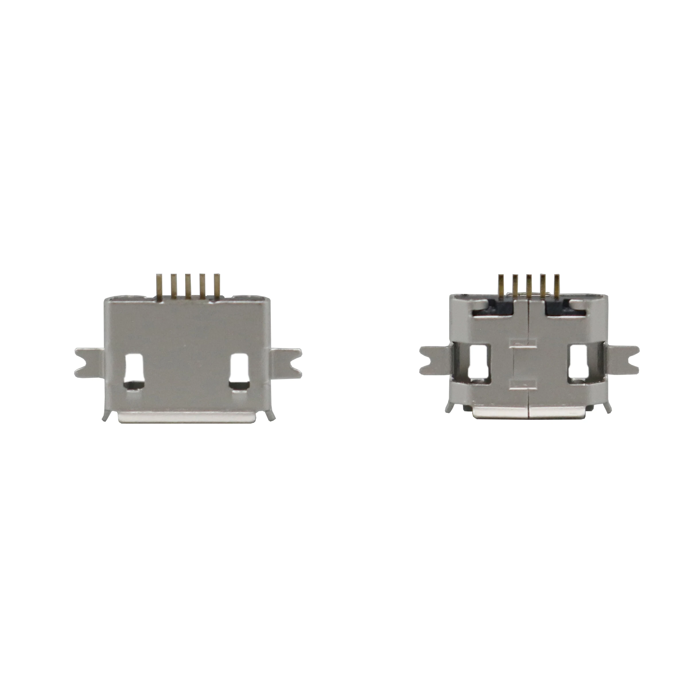 

100Pcs Micro USB Type B Female 5Pin Socket 2Legs SMT SMD Soldering Connectors 1.0mm