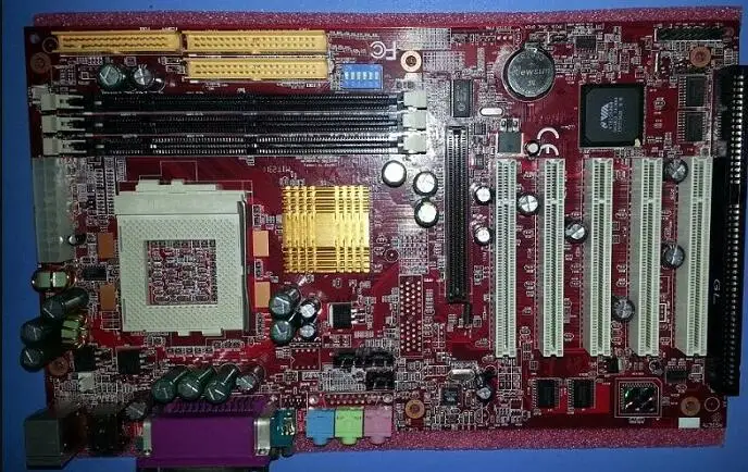 

694X 694 Motherboard with 1 ISA + 5PCI slots 2 COM Well Tested Working 694ISA