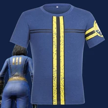 Футболка Fallout 4 для мужчин и женщин, косплей, Fallout 4 vast 111, футболки, Nate Sole Survivor, костюм, топы с коротким рукавом, высокое качество