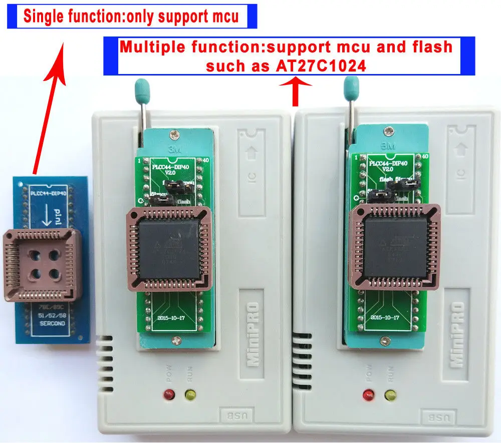 USB TL866II программист+ 13 шт. адаптеры IC клип 1,8 в nand flash 24 93 25 mcu биос EPROM SOP8 PLCC