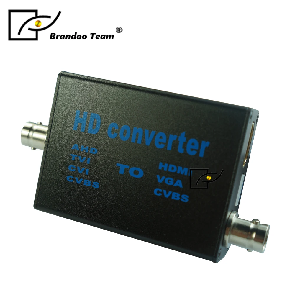 

High definition, high efficiency, anti-interference and easy implementation AHD to HDMI CVBS VGA converter