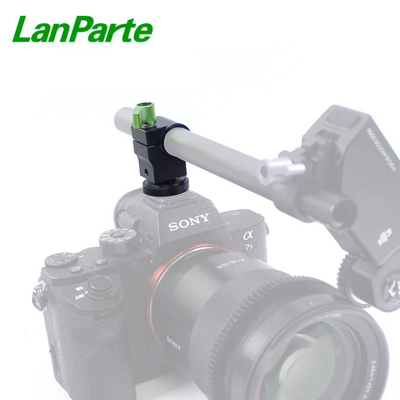 Lanparte 15 мм крепление Горячий башмак стержень зажим для камеры DSLR подходит