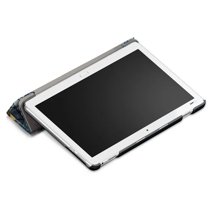 100 шт. PU Стенд чехол для Huawei MediaPad M3 молодежи Lite 10 bah-w09 bah-al00 10." Планшеты+ Экран протектор