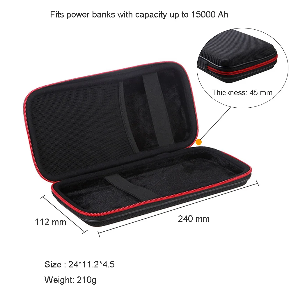 PU Жесткий чехол для хранения внешнего аккумулятора Anker Power Core 20100mAh/Anker Astro E7 ультра