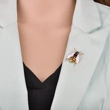 Яркие винтажные броши в виде пчелы, металлические броши в виде насекомых, ювелирные изделия, милые маленькие значки в виде шмеля, модные украшения для одежды, аксессуары