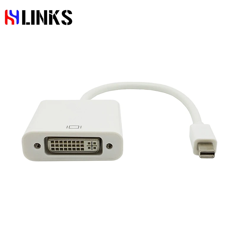 HYLINKS мини др к DVI адаптер Thunderbolt DispayPort конвертер мужчин и женщин Поддержка 1080 P для