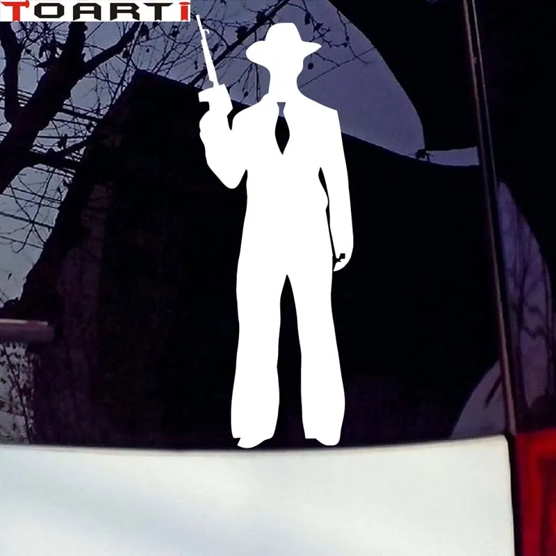 

Gangster Sticker Mobster Retro Crime Decal Silhouette Tommy Gun Gangsta Mafia V2 High Quality Vinyl Diy Car Stickers