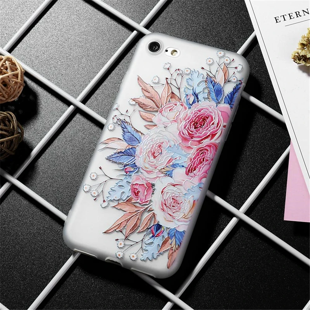 3D Relief Case for Iphone 6s Soft Protective TPU Back Cover for Iphone 5 5S 6s Plus X XS Max XR Phone Silicone Case for Iphone 7 (1)_