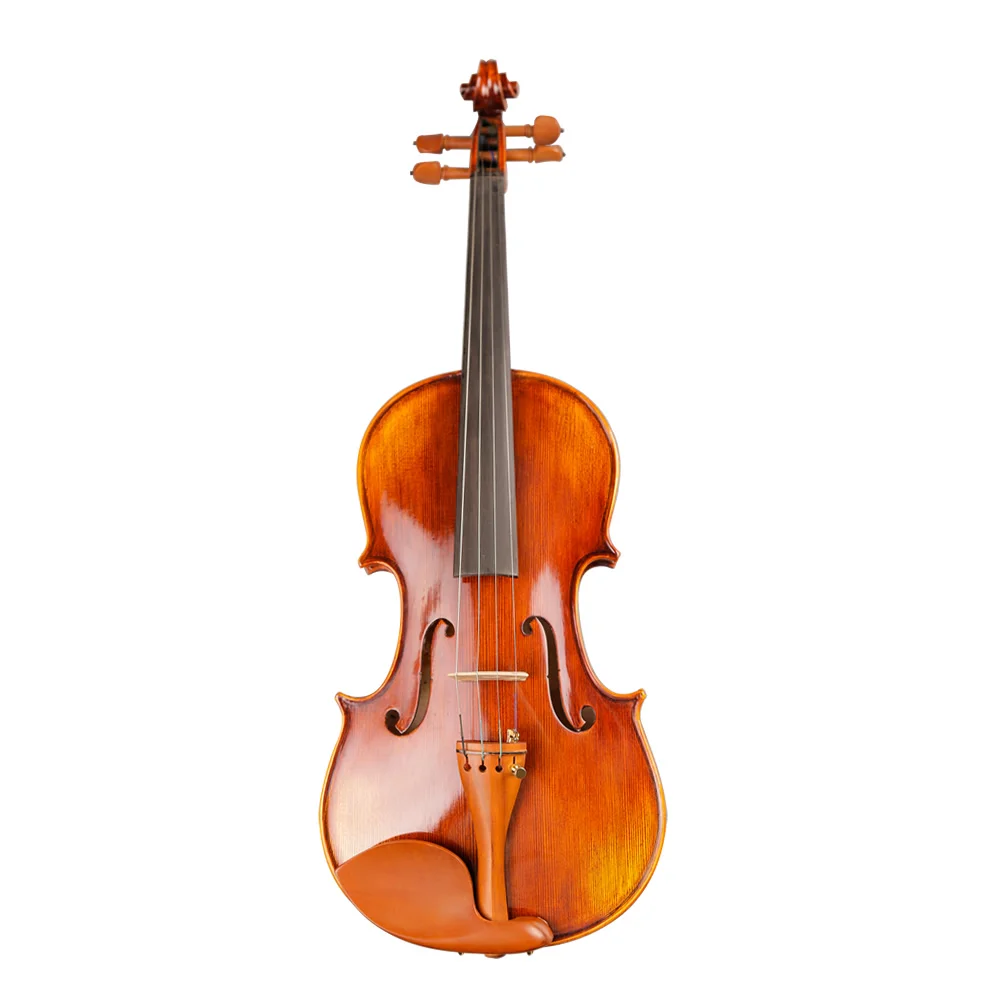 TONGLING Brand Professional Antique Natural Stripes Maple Master Hand-craft Oil Varnishing Violin 4/4 with Case Bow