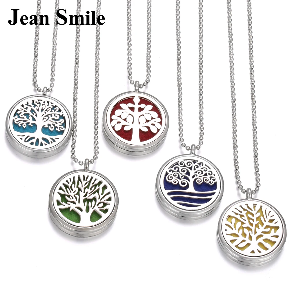 

2019 New Fashion Multi Style Perfume Necklace Stainless Steel Essential Oil Diffuser Necklace for Women Men Valentine's Day