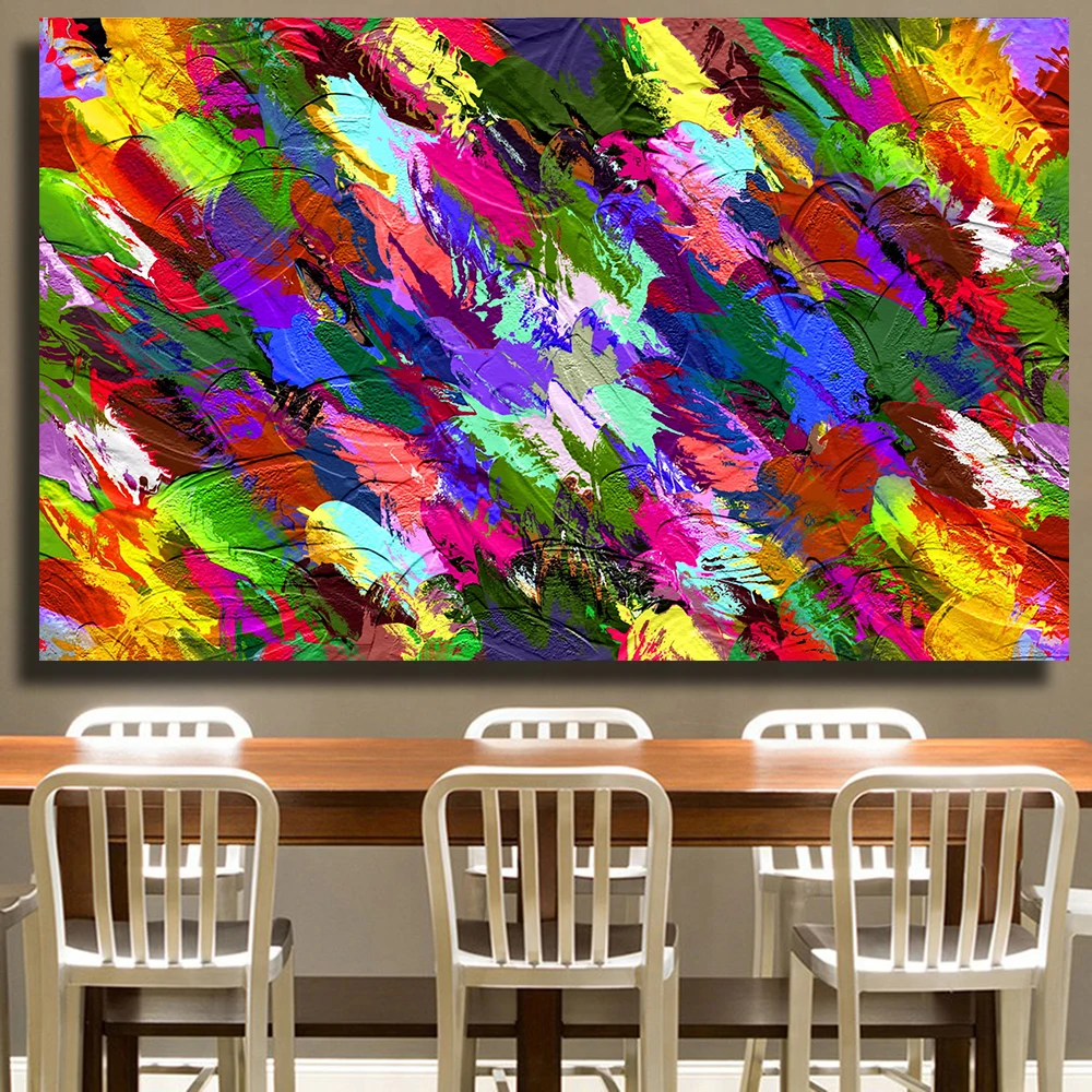 AAVV Color Splash Wall Art Oil Painting Reproduction Art Picture Paint