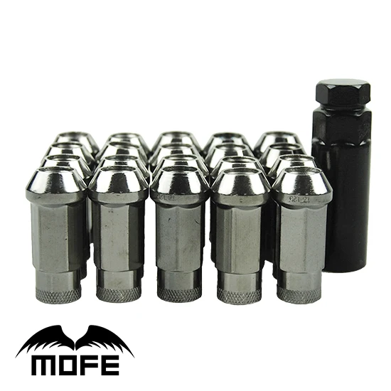 

Mofe M12 x P1.5 48mm Wheel Racing Lug Nuts Extended Open End SR48 Titanium for Toyota Mitsubishi Mazda