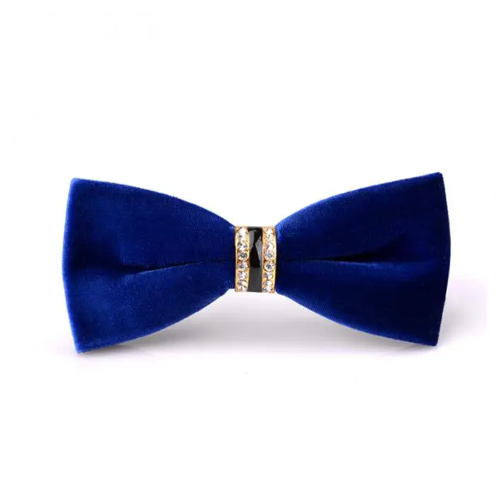 Женский мужской бархатный галстук-бабочка однотонная вечеринка, свадебный банкет галстук-бабочка подарки KS-shipping