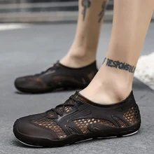 TKN Мужская водонепроницаемая обувь летние мужские уличные водонепроницаемые повседневные пляжные ботинки дешевые мужские сандалии водонепроницаемая обувь Sandalia Masculina 1855