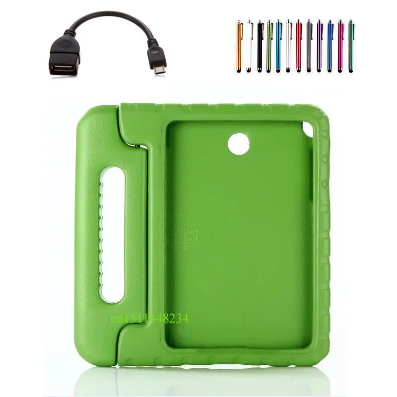 

3in1 For Samsung Galaxy Tab A 8.0 SM-T350 T355 case, high quality Fashion EVA Silicone Handle stand cover Children Tablet covers