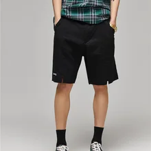 Летние Новые повседневные Простые прямые мужские шорты Hong Kong стиль японские ins универсальные короткие брюки