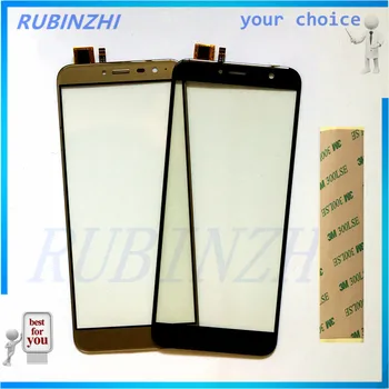 

RUBINZHI Phone Touchscreen Panel For CUBOT X18 Touch Screen Digitizer Sensor Front Glass Lens Replacement with 3M Tape