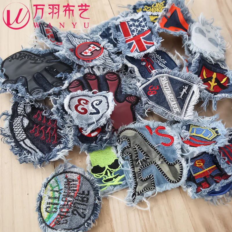 Jeans Patch Knee Patch Hole Trousers Clothes S Decorative Fashion
