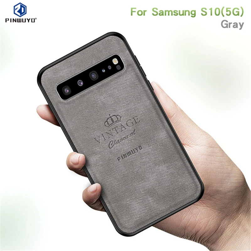 Чехол для телефона samsung Galaxy S10 5G винтажный плотный чехол из искусственной кожи 6 7
