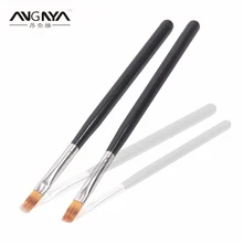 Factory Direct Supply Soft Black Handle Nylon Hair Ombre Brush Nail Art Brush Professional Nail Tools Gradient UV Gel Nail Brush