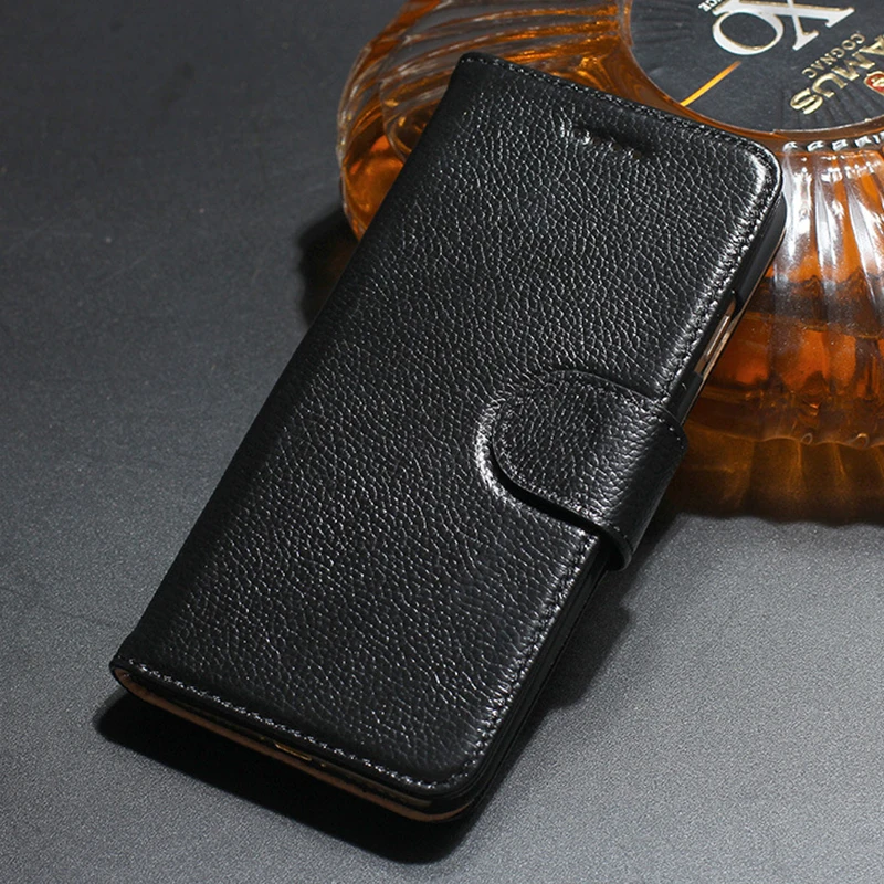 

Retro Luxury 100% Genuine Real Leather Case For Apple Iphone X 6s 6Plus 7 8 Plus Wallet Stand Flip Vintage Bags for Iphone X