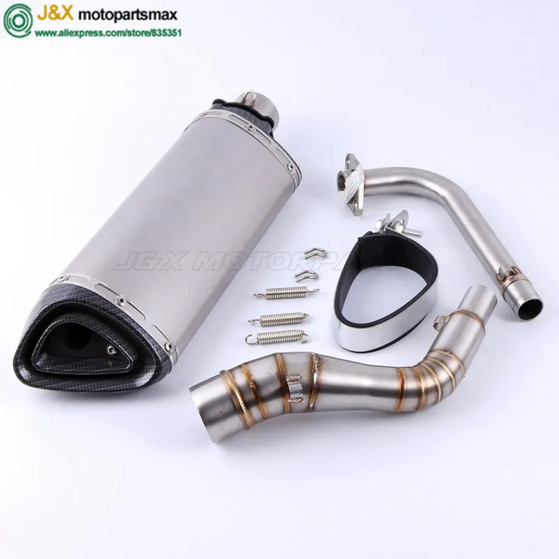 

NMAX155 Motorcycle Exhaust muffler Slip-On Full System contact middle pipe + exhaust For YAMAHA NMAX 155 NMAX 125 N MAX155