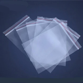

100pcs/lot thickness 12C=0.12mm, sizes=7x35cm~20x20cm Plastic transparant PE zipper Zipper lock reclosable valve packing bags