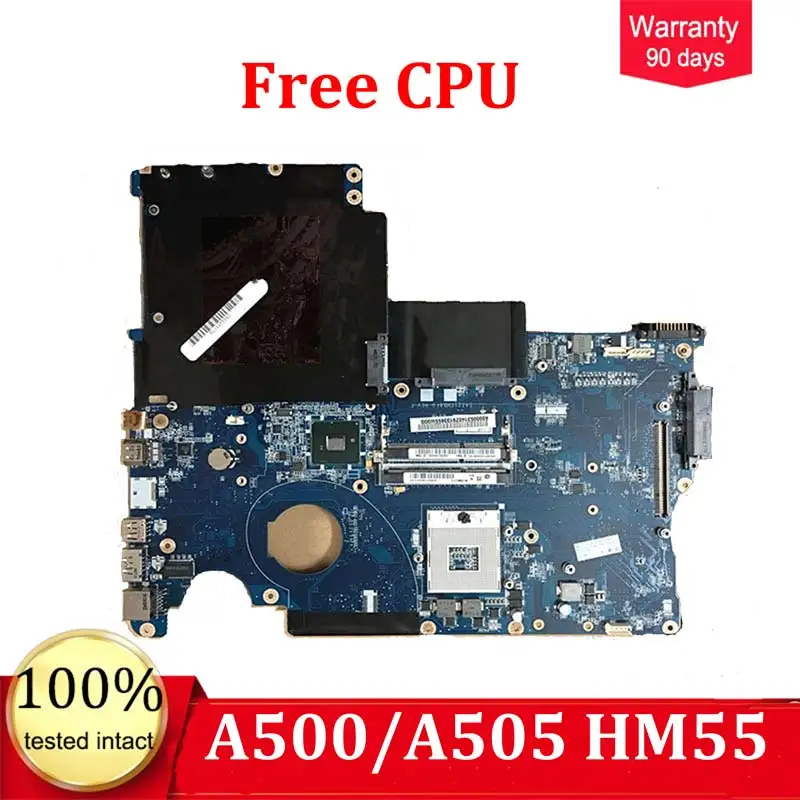 

DATZ1CMB8F0 Toshiba Satellite P500 P505 Motherboard HM55 A000052590 A000053140 Free cpu free shipping