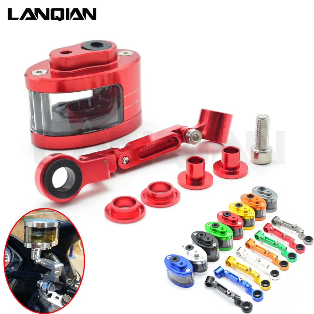 

2018 Motorcycle CNC Brake Clutch Reservoir Cylinder Fluid Oil Cup Bracket For Honda CRF1000L AFRICA TWIN CBF1000 XRV 750 GROM