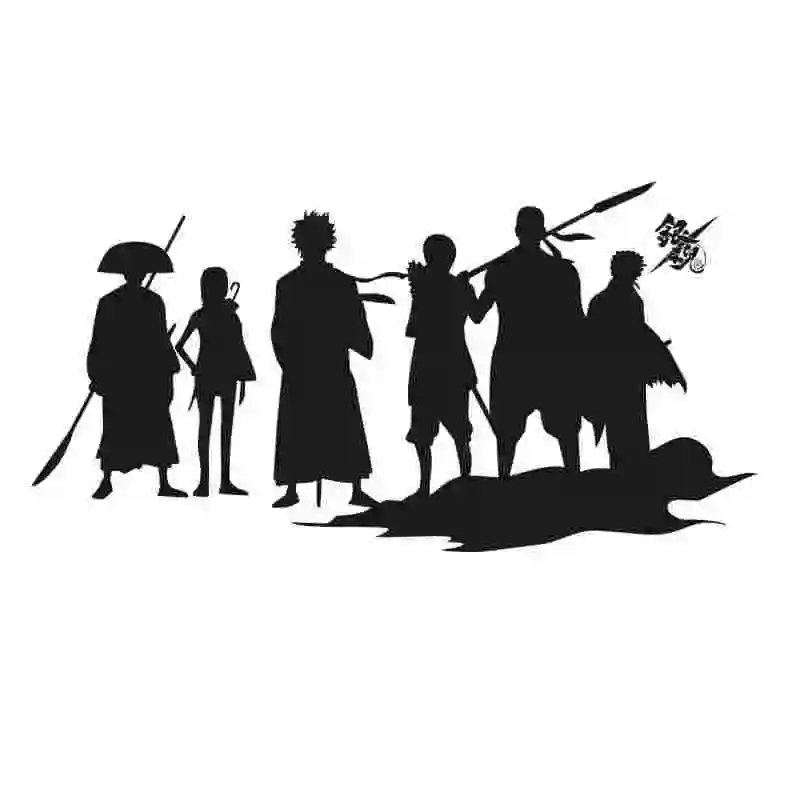 Наклейка с героями аниме мультфильм наклейка на машину виниловые наклейки стену