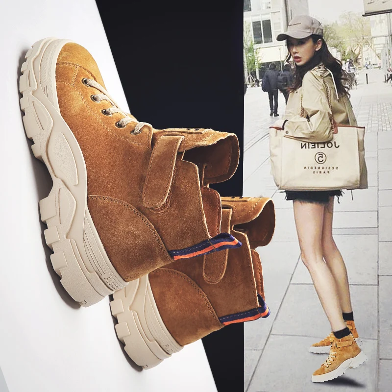 

MYCOLEN 2018 New Motorcycle Shoes Ladies Vintage Autumn Boots Comfort Women Boots Women Leather Short Boots Bayan Ayakkabi