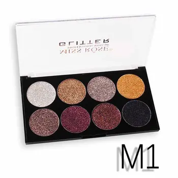 

8-color eyeshadow Pearlescent matte eyeshadow Multi-color makeup disk Girl Woman Makeup Durable Eyeshadow Compact