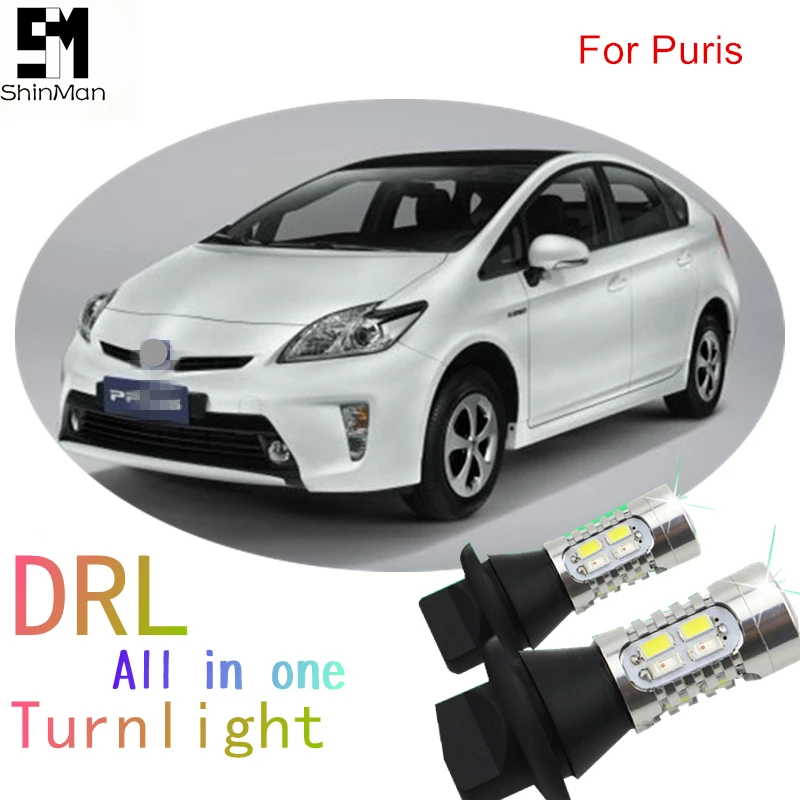 Shinman led WY21W 7440 T20 DRL Daytime Running Light& Front Turn