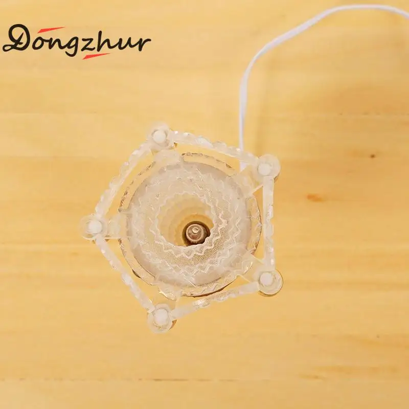 Dongzhur миниатюрный 12 В светодиодный потолочный светильник, электрическая свеча для 1:12, украшение кукольного дома, мебель WWP7476