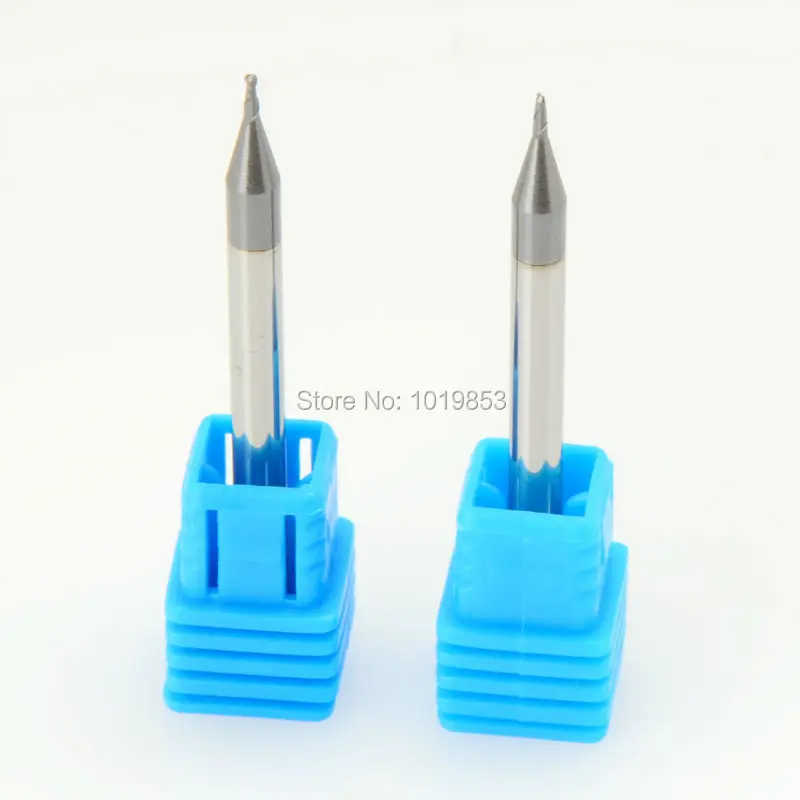 

SLONS S200-R0.5x4x50L HRC50 4mm shank diameter BALL NOSE tungsten carbide end mill for CNC machine