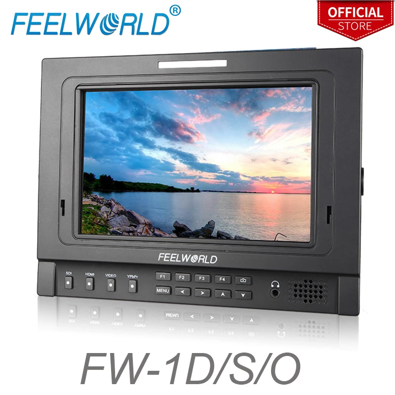 

Feelworld FW-1D/S/O 7 Inch IPS Field Monitor with Tally Peaking Focus Color Histogram 3G-SDI DSLR Camera External LCD Monitors