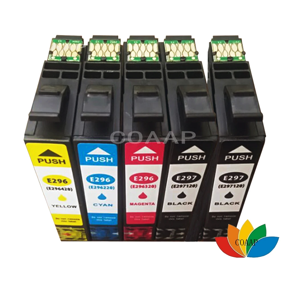 

5 Compatible T2971 BLACK T2962 CYAN T2963 MAGENTA T2964 YELLOW Ink Cartridges for Epson XP231 XP431 XP241 inkjet Printer