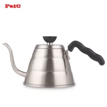1 stück 1.0l hario stil v60 tee und kaffee tropf wasserkocher topf edelstahl schwanenhals auslauf wasserkocher für barista