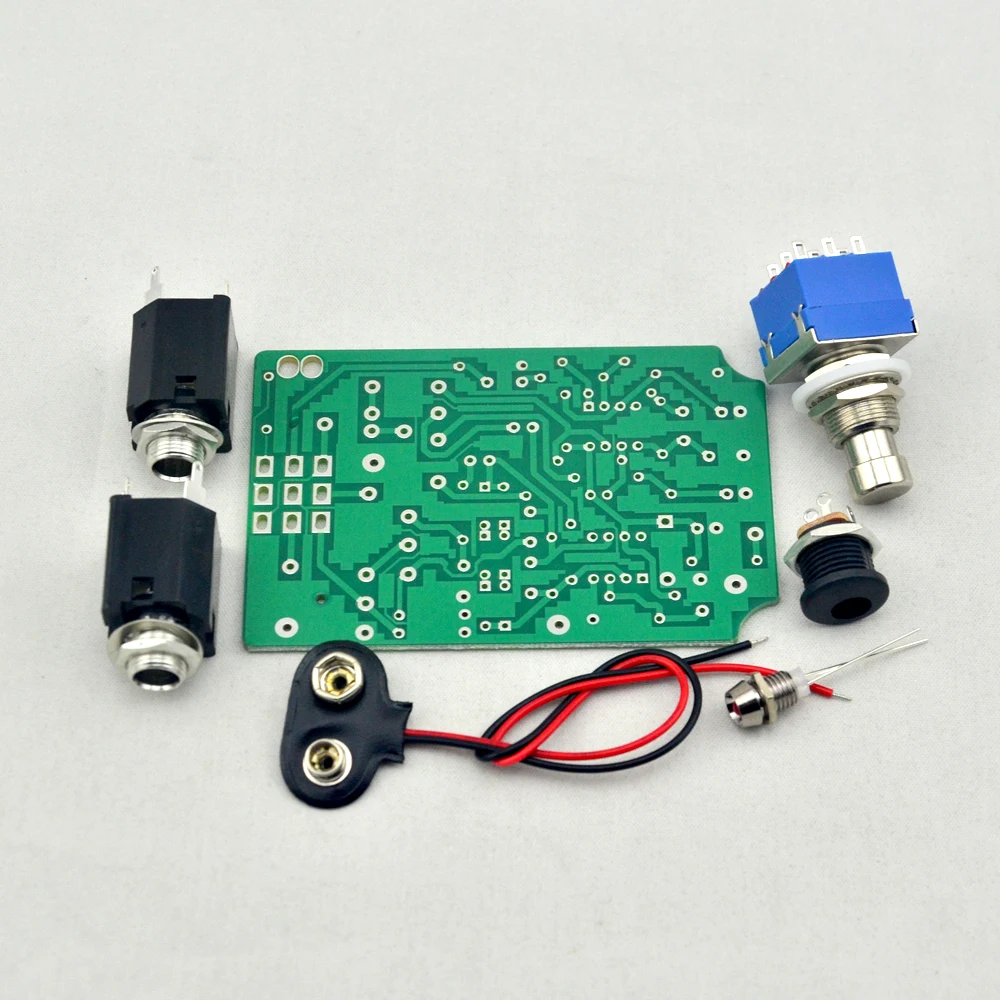 

New FUZZ Gutar Pedal PCB and 3PDT 9 PIN Foot Switch and More True Bypass Free Shipping